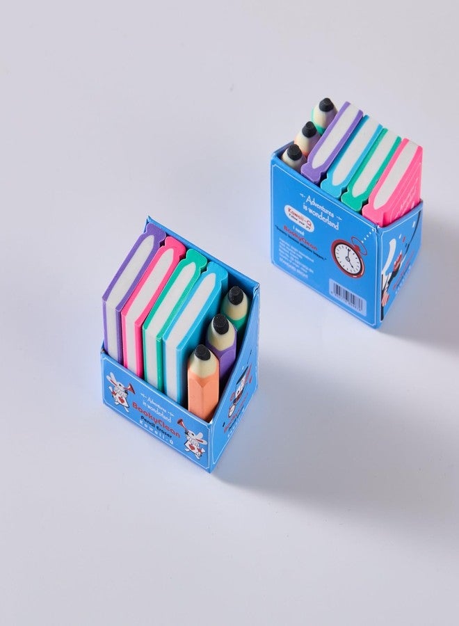 SAMVARDHAN Book and Pencil Shape Eraser,Soft & Smooth Erasing, Use for Students, Artists, Professionals & Office Purpose use, Fancy Erasers for Birthday Return Gift(4-Book Shape, 3-Pencil Shape) (1) - Image 4